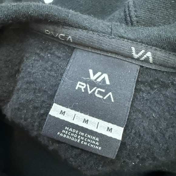 RVCA All Brand Sport Workout Hoodie Medium - Picture 6 of 9